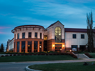 Burman University campus, Lancombe, Alberta, Canada