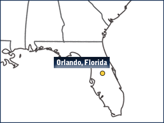 Map of Adventist University of Health Sciences, Orlando, Florida
