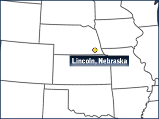 Map of Union College, Lincoln, Nebraska