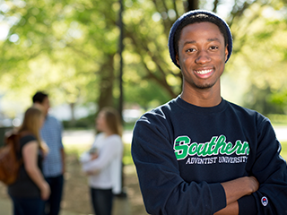 Southern Adventist University student smiling